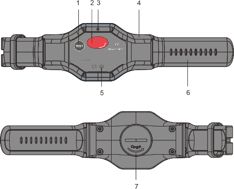GDCR1860系列手腕式高压报警器