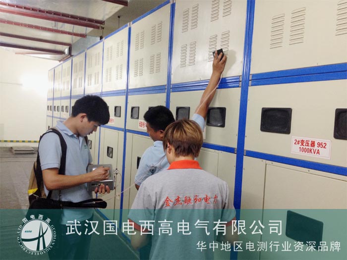 国电西高为客户现场调试手持式局放