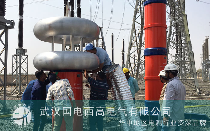 印度调试GDTF-4500/750串联谐振测试系统