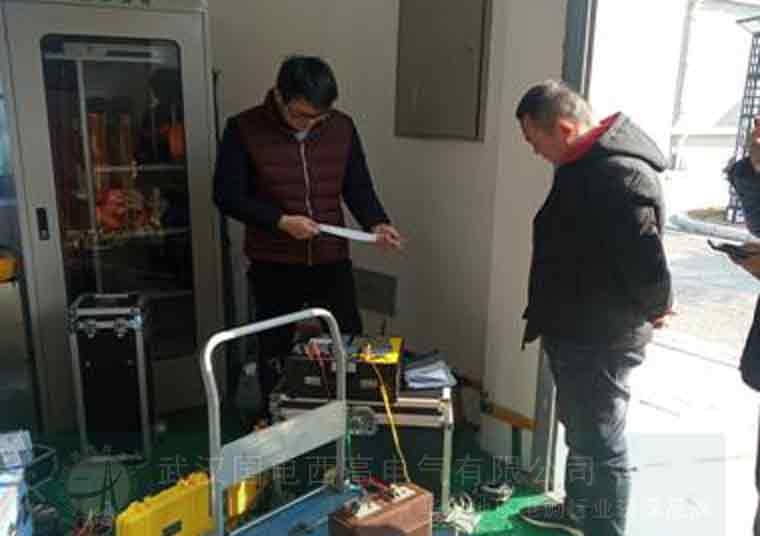 国电西高前往淮安水利提供调试服务