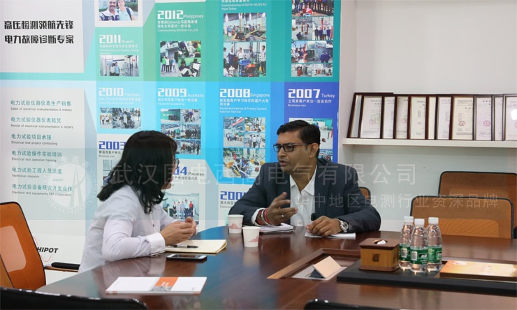 海外客户到访国电西高参观考察